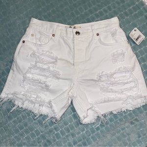 FREE PEOPLE Maggie mid rise shorts NWT